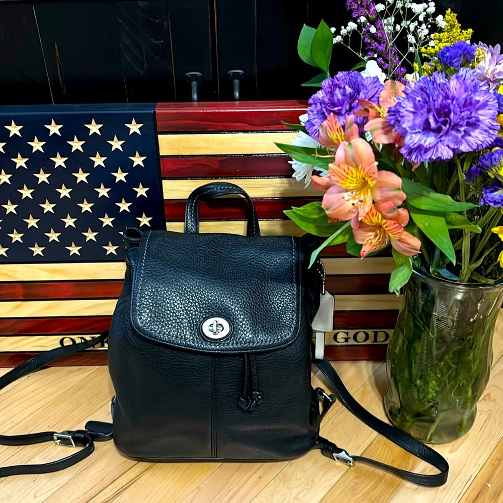 Vintage Coach leather backpack